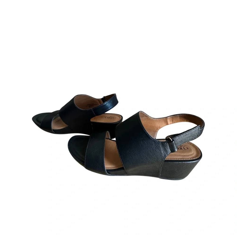 EuroSoft Reba slingback wedge sandal  a comfy wedge‎ heel New without Box